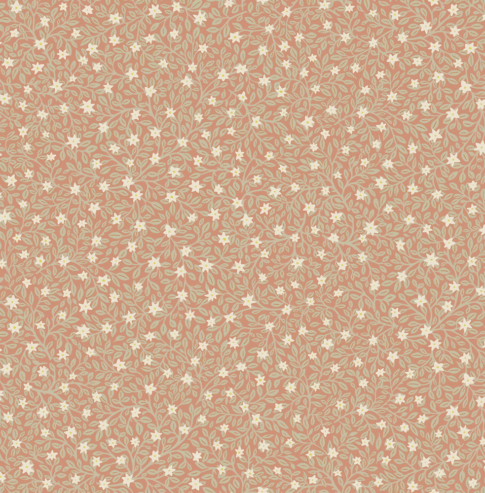 Marguerite Rose Floral Wallpaper by Eijffinger Posy Covers about 59.1 square feet 21.5-in by 33-ft long roll Unpasted 20.9 - Fabric Carolina -