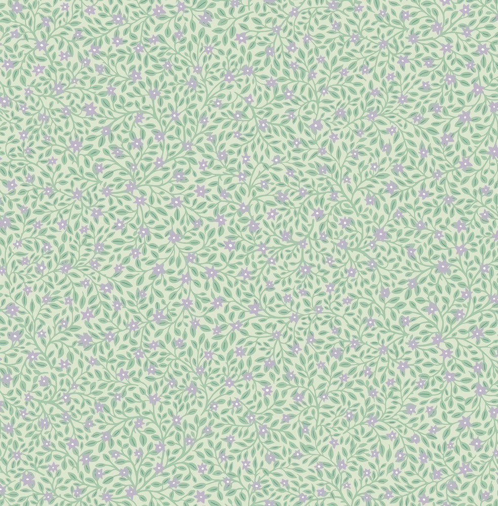 Marguerite Periwinkle Floral Wallpaper by Eijffinger Posy Covers about 59.1 square feet 21.5-in by 33-ft long roll Unpasted 20.9 - Fabric Carolina -