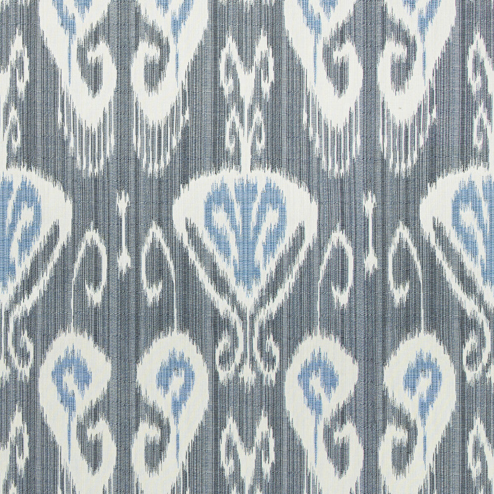 Magnifikat Cobalt by Kravet Couture Fabric ECHO INDOOR OUTDOOR IBIZA SOLUTION DYED ACRYLIC - 100% United States MEDIUM Horizontal: 14.5 and Vertical: 23.3 54 - Fabric Carolina -