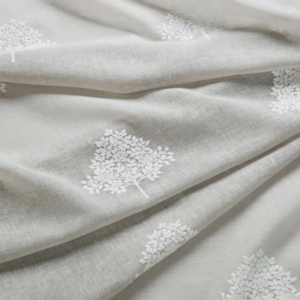 7918 Marigold Tree Sheer 3 Taupe by Wmah Designer Fabric 7918 Marigold Tree Sheer 3 Taupe by Wmah Fabric WILLIAM MORRIS AT HOME DOVECOTE VOL 1 60%COT 40%POL %CEMB India Horizontal: 12.75 and Vertical: 19.625 118 in - Fabric Carolina -