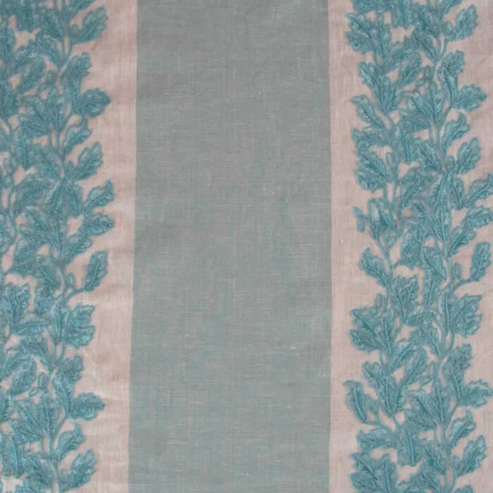 Edera 1 Seaglass by Aoc Designer Fabric Edera 1 Seaglass by Aoc Fabric THE ART OF COLOR SANCTUARY 100%LIN %BEMB India Horizontal: 13 and Vertical: 15 52 in - Fabric Carolina -
