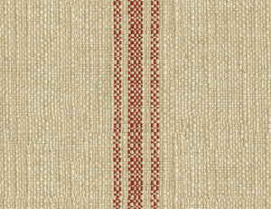 Bayeux Stripe Rouge by Kravet Design Fabric