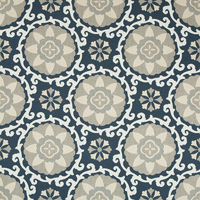 Exotic Suzani Indigo by Kravet Design Fabric