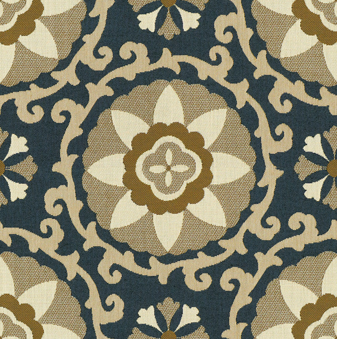 Exotic Suzani Sapphire by Kravet Design Fabric