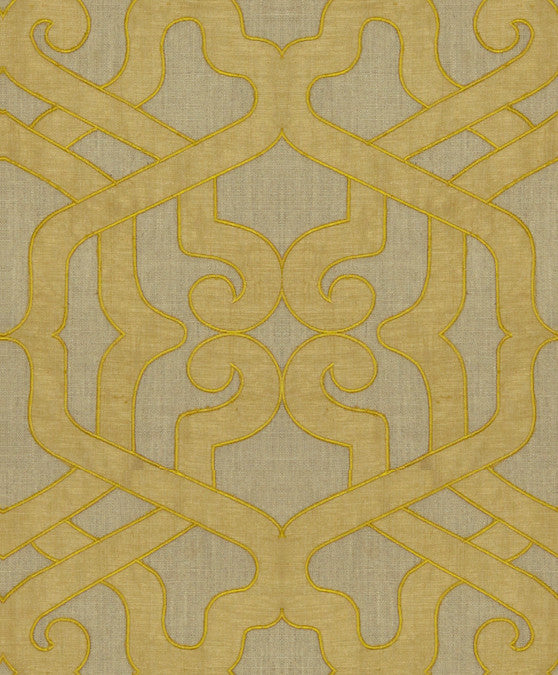 Modern Elegance Saffron by Kravet Couture Fabric