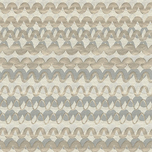 Ripple Effect Silver Blue by Kravet Couture Fabric