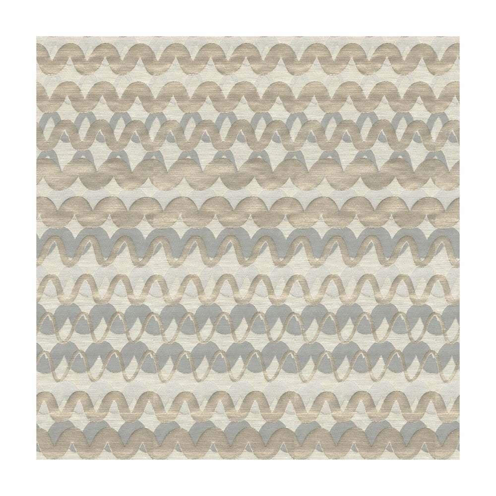 Ripple Effect Silver Blue by Kravet Couture Fabric MODERN LUXE II SILK - 62%;LINEN - 38% India LIGHT Horizontal: 1 and Vertical: 29.5 55 - Fabric Carolina -