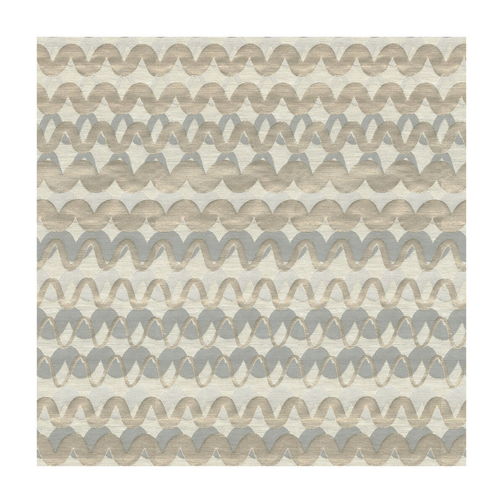 Ripple Effect Silver Blue by Kravet Couture Fabric MODERN LUXE II SILK - 62%;LINEN - 38% India LIGHT Horizontal: 1 and Vertical: 29.5 55 - Fabric Carolina -