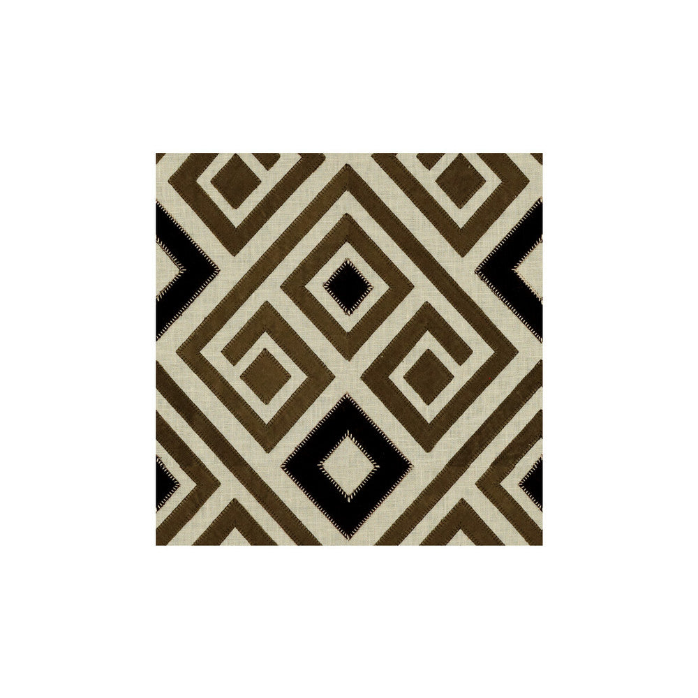 Global Explorer Onyx by Kravet Couture Fabric LINEN - 68%;COTTON - 21%;VISCOSE - 8%;POLYESTER - 3% India LIGHT Horizontal: 52 and Vertical: 13 52 - Fabric Carolina -