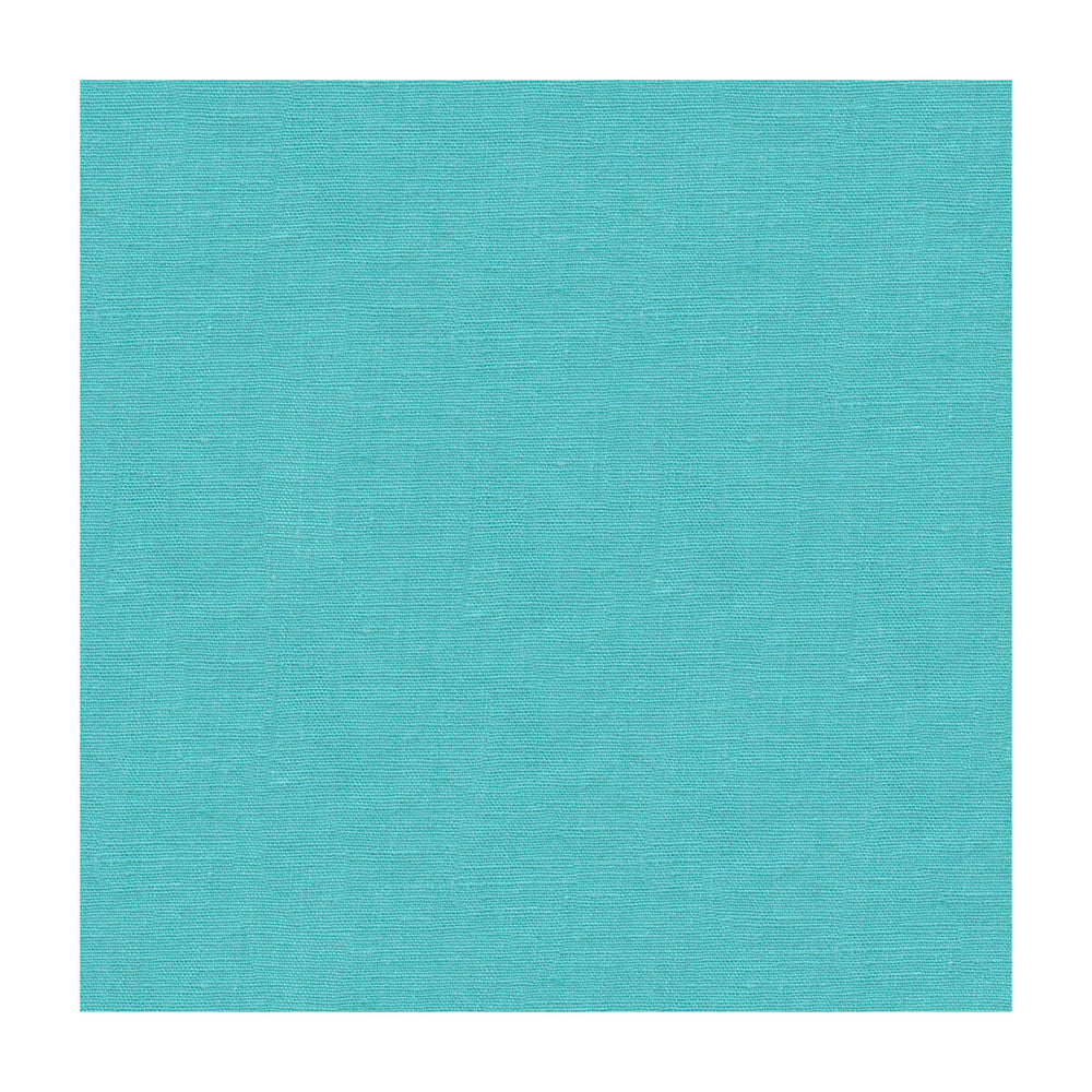 Dublin Turquoise by Kravet Basics Fabric PERFECT PLAINS LINEN - 100% United States LIGHT Horizontal: and Vertical: 54 - Fabric Carolina -