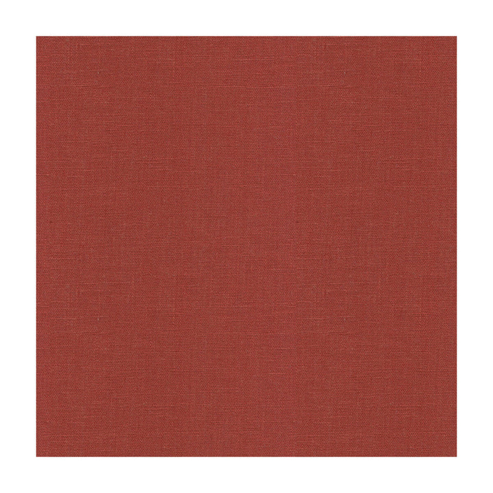 Dublin Brick by Kravet Basics Designer Fabric PERFECT PLAINS LINEN - 100% United States LIGHT Horizontal: and Vertical: 54 - Swanky Fabrics -