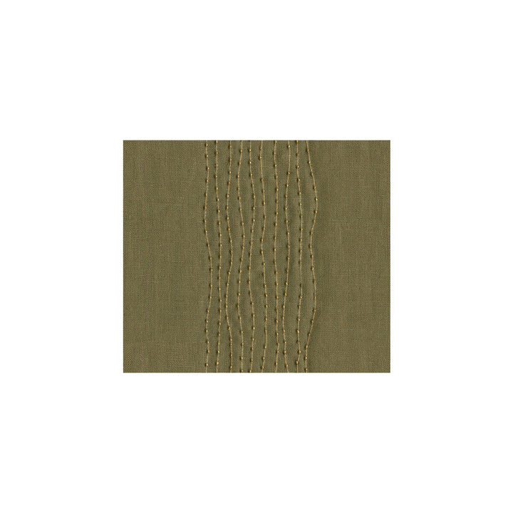 Songket Sandlewood by Kravet Couture Designer Fabric CALVIN KLEIN COLLECTION LINEN - 100% India - Horizontal: 7.5 and Vertical: - 53 - Swanky Fabrics -
