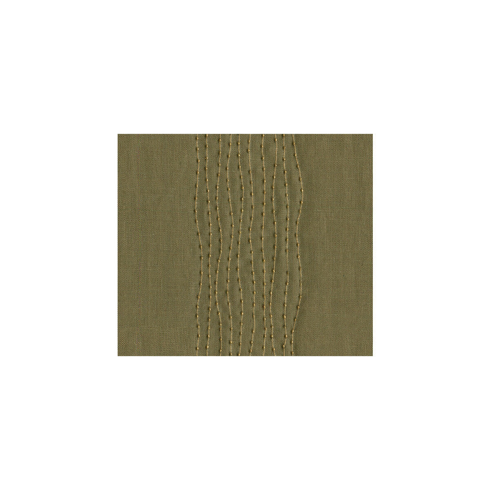 Songket Sandlewood by Kravet Couture Designer Fabric CALVIN KLEIN COLLECTION LINEN - 100% India Horizontal: 7.5 and Vertical: 53 - Swanky Fabrics -