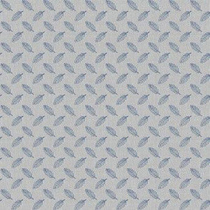 Jacquard Leaf Marine 3255064 by Schumacher Fabric