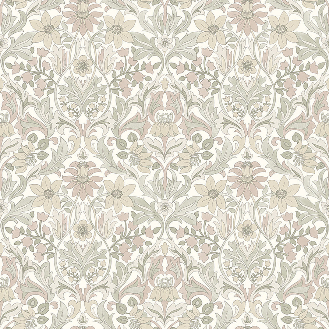 Blomsterfröjd - Soft Multi by Schumacher Wallcovering