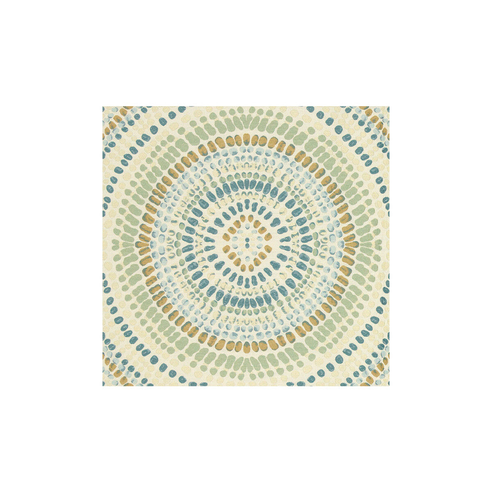 Painted Mosaic Vapor Blue by Kravet Couture Fabric MODERN COLORS III VISCOSE - 87%;POLYESTER - 13% Turkey MEDIUM Horizontal: 13.5 and Vertical: 13 54 - Fabric Carolina -