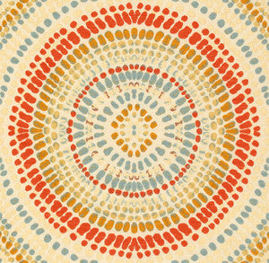 Painted Mosaic Coral by Kravet Couture Fabric