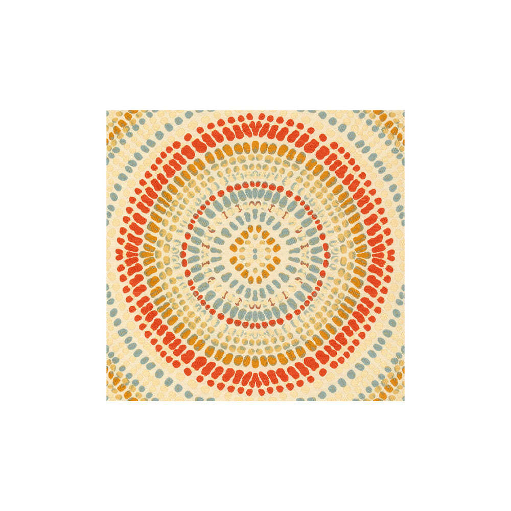Painted Mosaic Coral by Kravet Couture Fabric MODERN COLORS III VISCOSE - 87%;POLYESTER - 13% Turkey MEDIUM Horizontal: 13.5 and Vertical: 13 54 - Fabric Carolina -