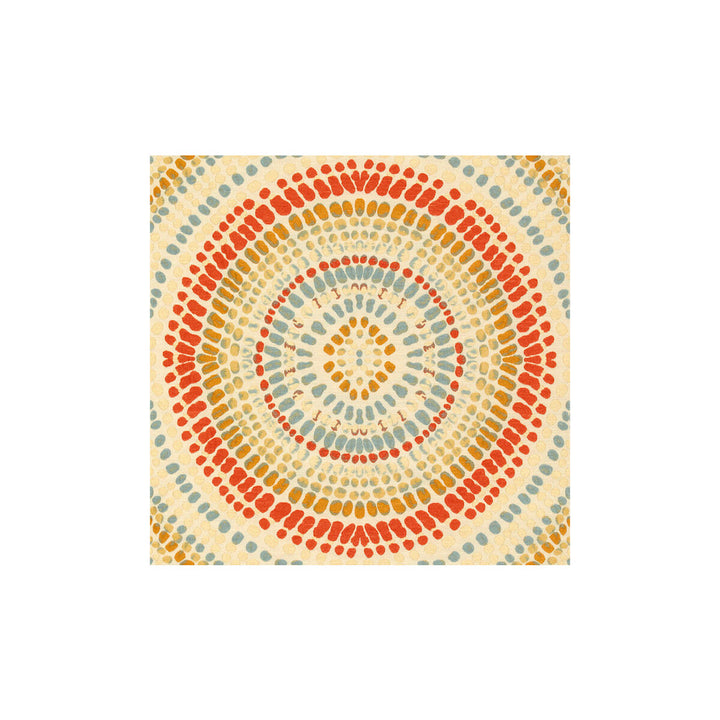 Painted Mosaic Coral by Kravet Couture Fabric MODERN COLORS III VISCOSE - 87%;POLYESTER - 13% Turkey MEDIUM Horizontal: 13.5 and Vertical: 13 54 - Fabric Carolina -
