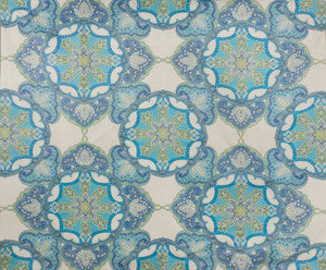 Drama Queen Blue Lime by Kravet Couture Fabric