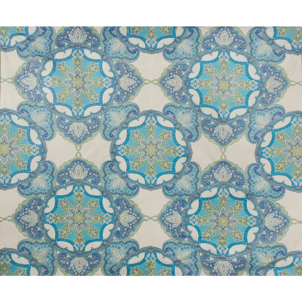 Drama Queen Blue Lime by Kravet Couture Fabric MODERN COLORS III VISCOSE - 72%;COTTON - 15%;POLYESTER - 13% Turkey MEDIUM Horizontal: 27.5 and Vertical: 26 54 - Fabric Carolina -