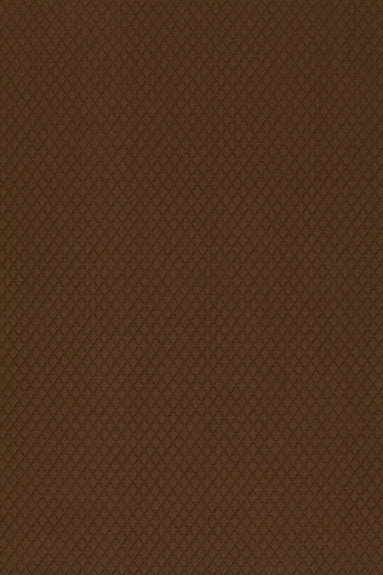 Carreau Matelasse Mocha 3303091 by Schumacher Designer Fabric Opulent-Textures 100% Cotton Martindale 7,000 Horizontal: 3/8- and Vertical: 1/2- 54 - Swanky Fabrics -