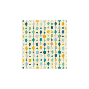 Beaded Linen Turquoise by Kravet Couture Fabric