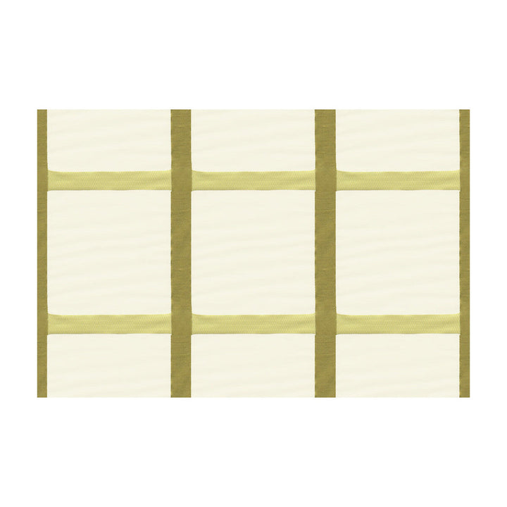 Ribbon Play Quince by Kravet Couture Designer Fabric MODERN COLORS III LINEN - 46%;POLYESTER - 36%;SILK - 9%;SPUN VISCOSE - 9% India MEDIUM Horizontal: 6.5 and Vertical: 6.5 55 - Swanky Fabrics -