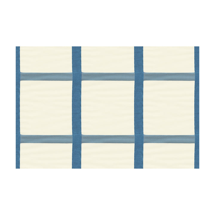 Ribbon Play Blue Sky by Kravet Couture Fabric MODERN COLORS III LINEN - 46%;POLYESTER - 36%;SILK - 9%;SPUN VISCOSE - 9% India MEDIUM Horizontal: 6.5 and Vertical: 6.5 55 - Fabric Carolina -