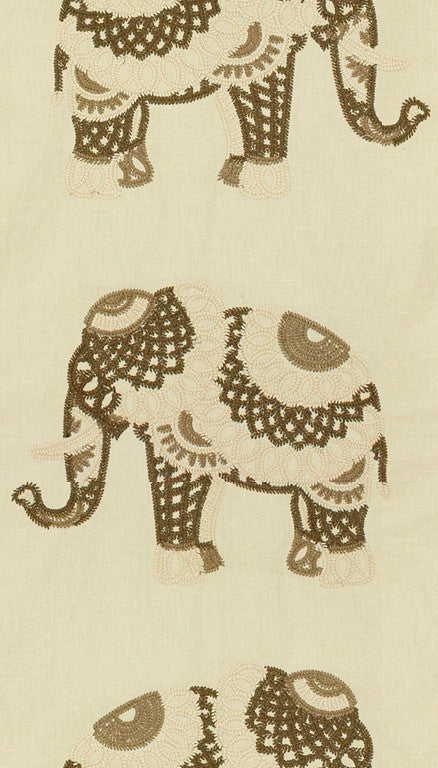 Elephant Stitch Natural Grey by Kravet Couture Fabric
