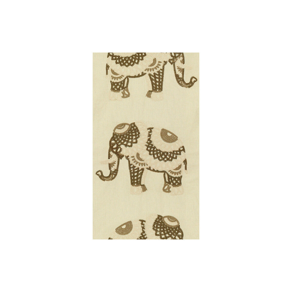 Elephant Stitch Natural Grey by Kravet Couture Designer Fabric MODERN COLORS III COTTON - 86%;POLYESTER - 14% India MEDIUM Horizontal: 16.5 and Vertical: 30 49 - Swanky Fabrics -