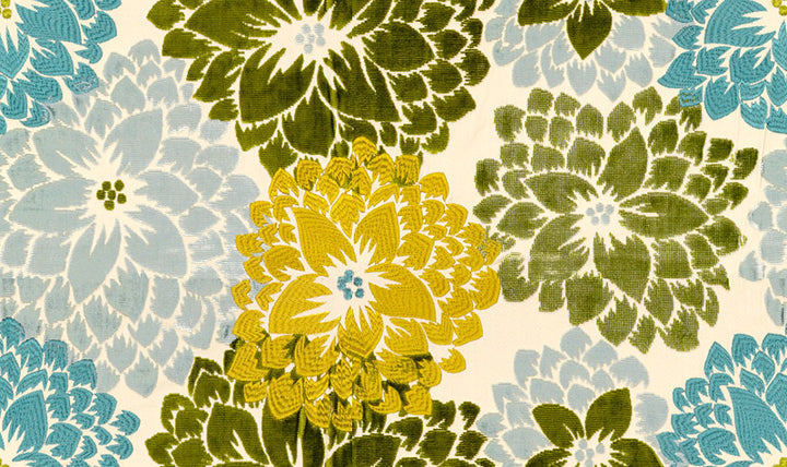 Haute Pursuit Blue Green by Kravet Couture Fabric
