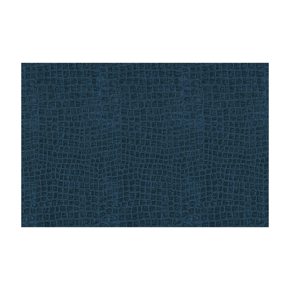 Finnian Sapphire by Kravet Contract Designer Fabric POLYESTER - 100% China HEAVY Horizontal: 6.75 and Vertical: 13.75 54 - Swanky Fabrics -