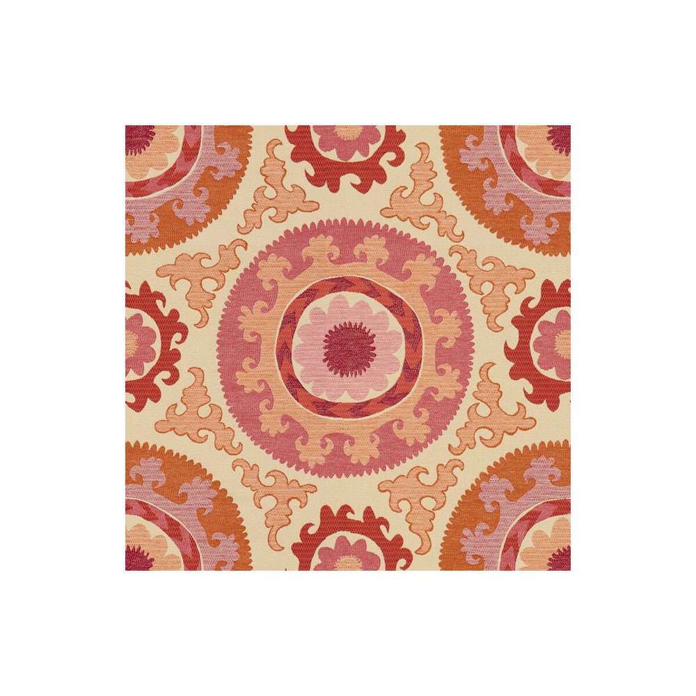 Samudra Fuschia by Kravet Design Fabric ECHO HEIRLOOM INDIA COTTON - 80%;POLYESTER - 20% United States HEAVY Horizontal: 28 and Vertical: 27.5 56 - Fabric Carolina -