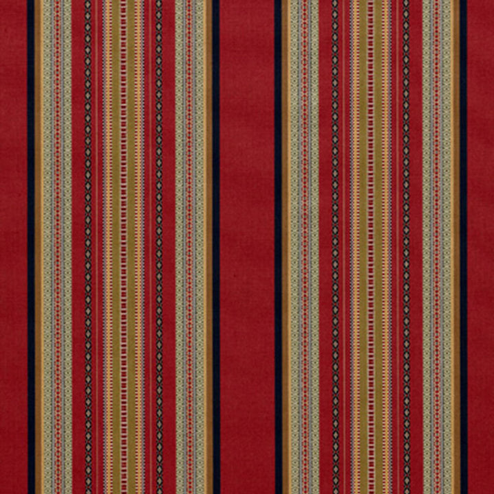 Wellington Stripe Multi On Spice 3322023 by Schumacher Fabric CHROMA See Sample ITALY NOT APPLICABLE </p><p>Repeat: Horizontal: 9 1/4" (23CM) and Vertical: - 54" WIDE (137CM) - Fabric Carolina -