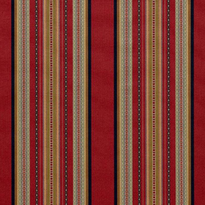 Wellington Stripe Multi On Spice 3322023 by Schumacher Fabric Schumacher Fabric Wellington Stripe Multi On Spice 3322023Fabric COTTON 73% ITALY </p><p>Repeat: H: HORZ. 9 1/4" (23CM) , V: 54 - Fabric Carolina -