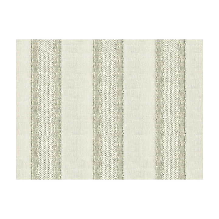 Gilded Stripe Platinum by Kravet Couture Fabric MODERN LUXE LINEN - 39%;POLYESTER - 30%;VISCOSE - 24%;OTHER - 7% Netherlands MEDIUM Horizontal: 6 and Vertical: 56 - Fabric Carolina -