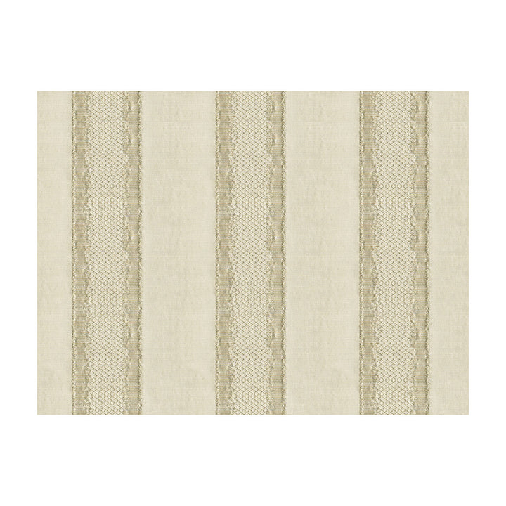 Gilded Stripe Champagne by Kravet Couture Fabric MODERN LUXE LINEN - 39%;POLYESTER - 30%;VISCOSE - 24%;OTHER - 7% Netherlands MEDIUM Horizontal: 6 and Vertical: - 56 - Fabric Carolina -