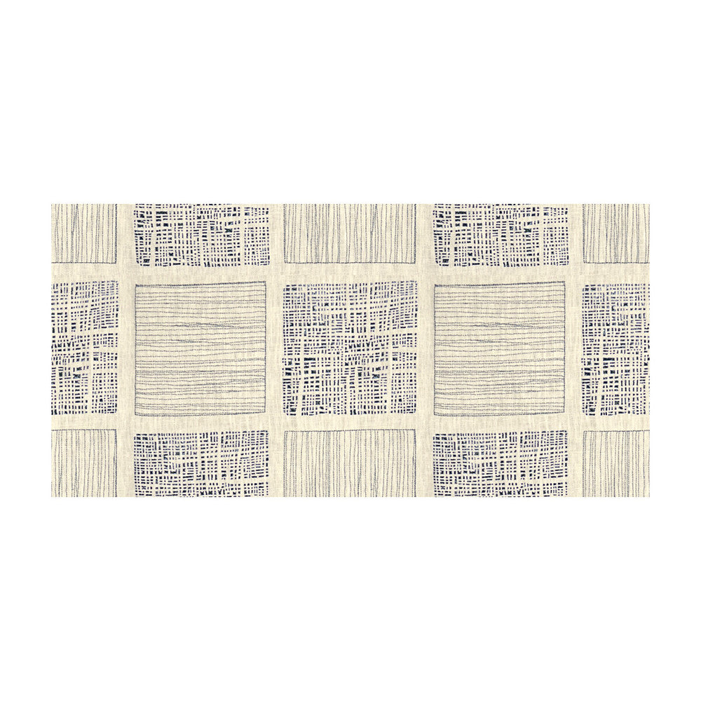 Templin Ocean by Kravet Basics Fabric JEFFREY ALAN MARKS WATERSIDE LINEN - 82%;SPUN POLYESTER - 8%;LUREX - 7%;COTTON - 3% India - Horizontal: 13 and Vertical: 13 52 - Fabric Carolina -