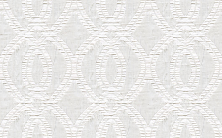 Oak Ogee White by Kravet Contract Fabric MADE TO ORDER BEDDING POLYESTER - 100% Turkey HEAVY Horizontal: 15.75 and Vertical: 7.75 110 - Fabric Carolina -