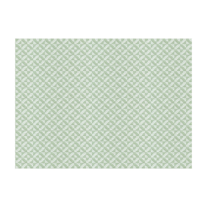Fig Geo Grn/Wht by Kravet Contract Fabric MADE TO ORDER BEDDING POLYESTER - 100% China HEAVY Horizontal: 1.5 and Vertical: 2 110 - Fabric Carolina -
