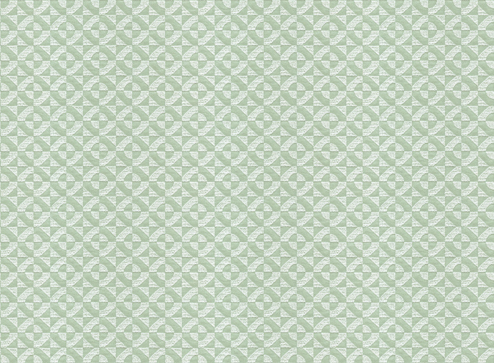 Fig Geo Grn/Wht by Kravet Contract Fabric MADE TO ORDER BEDDING POLYESTER - 100% China HEAVY Horizontal: 1.5 and Vertical: 2 110 - Fabric Carolina -