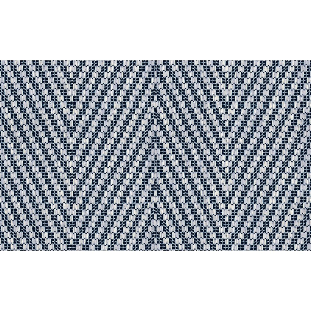 Kali Chevron Indigo by Kravet Design Designer Fabric ECHO INDOOR OUTDOOR IBIZA POLYOLEFIN - 100% Italy HEAVY Horizontal: 5 and Vertical: - 55 - Swanky Fabrics -