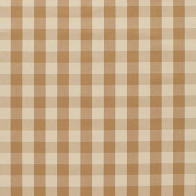 Montauk Check Tan 3352011 by Schumacher Fabric SUMMER HOUSE COTTONS See Sample ITALY NOT APPLICABLE </p><p>Repeat: Horizontal: 1" (3CM) and Vertical: 1" (3CM) 58" WIDE (147CM) - Fabric Carolina -
