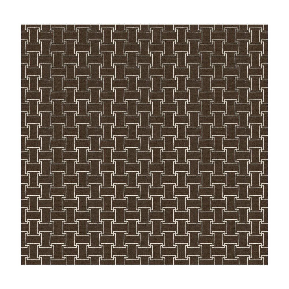 Link Up Walnut by Kravet Design Fabric WATERWORKS II COLLECTION POLYESTER - 100% United States HEAVY Horizontal: 2.5 and Vertical: 2.5 54 - Fabric Carolina -