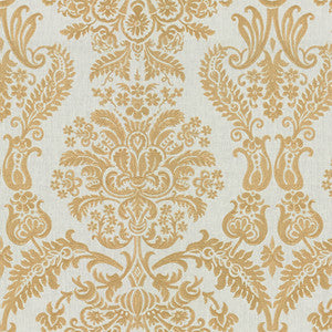 Grand Gesture White Gold by Kravet Couture Fabric