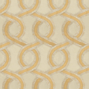 Luminous Luxury White Gold by Kravet Couture Fabric