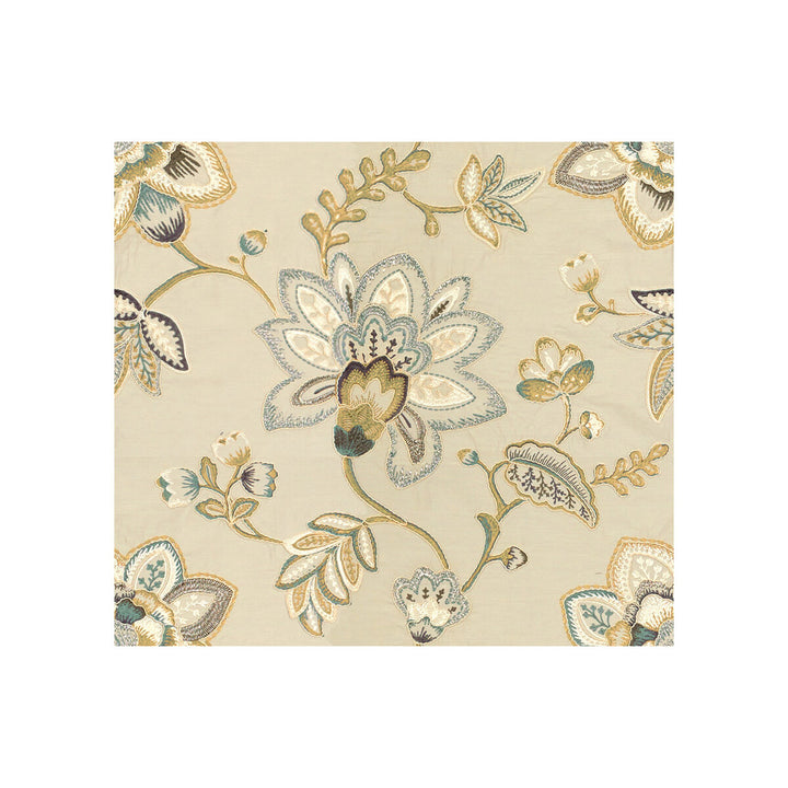 Gilded Plaza Platinum by Kravet Couture Fabric MODERN LUXE COTTON - 59%;BEMBERG - 41% India Horizontal: 25 and Vertical: 23 50 - Fabric Carolina -