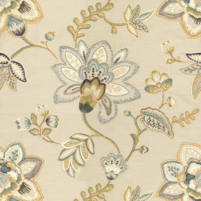 Gilded Plaza Platinum by Kravet Couture Fabric