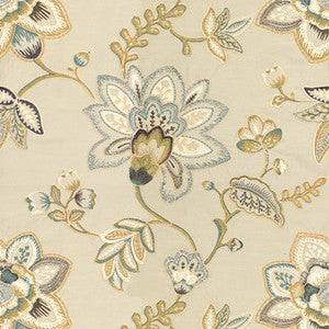 Gilded Plaza Platinum by Kravet Couture Fabric